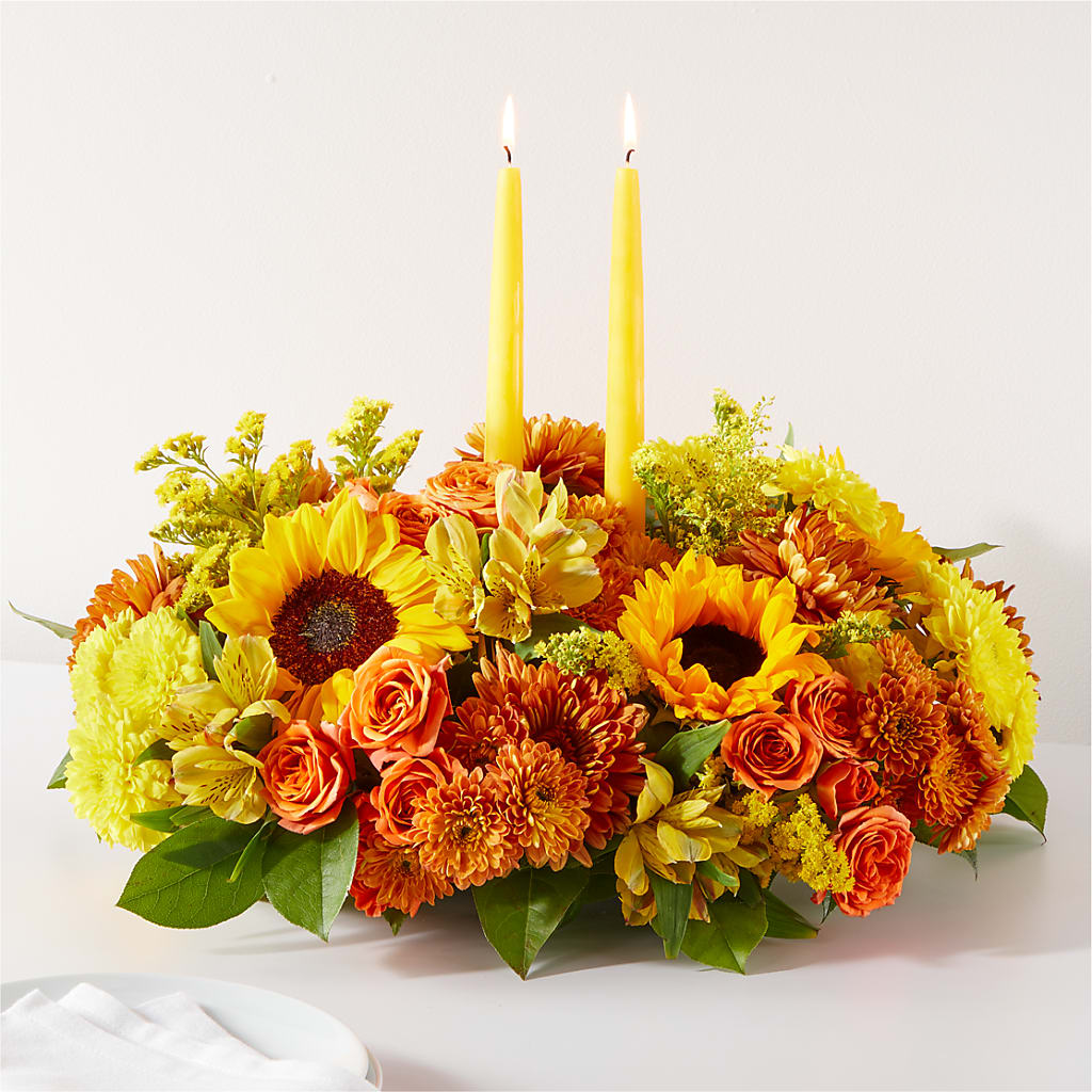Autumn Harmony Centerpiece – South-east Flowers, Los Angeles CA