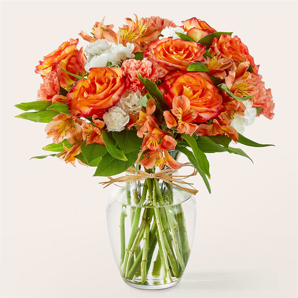 Apricot Glow Bouquet – South-east Flowers, Los Angeles CA