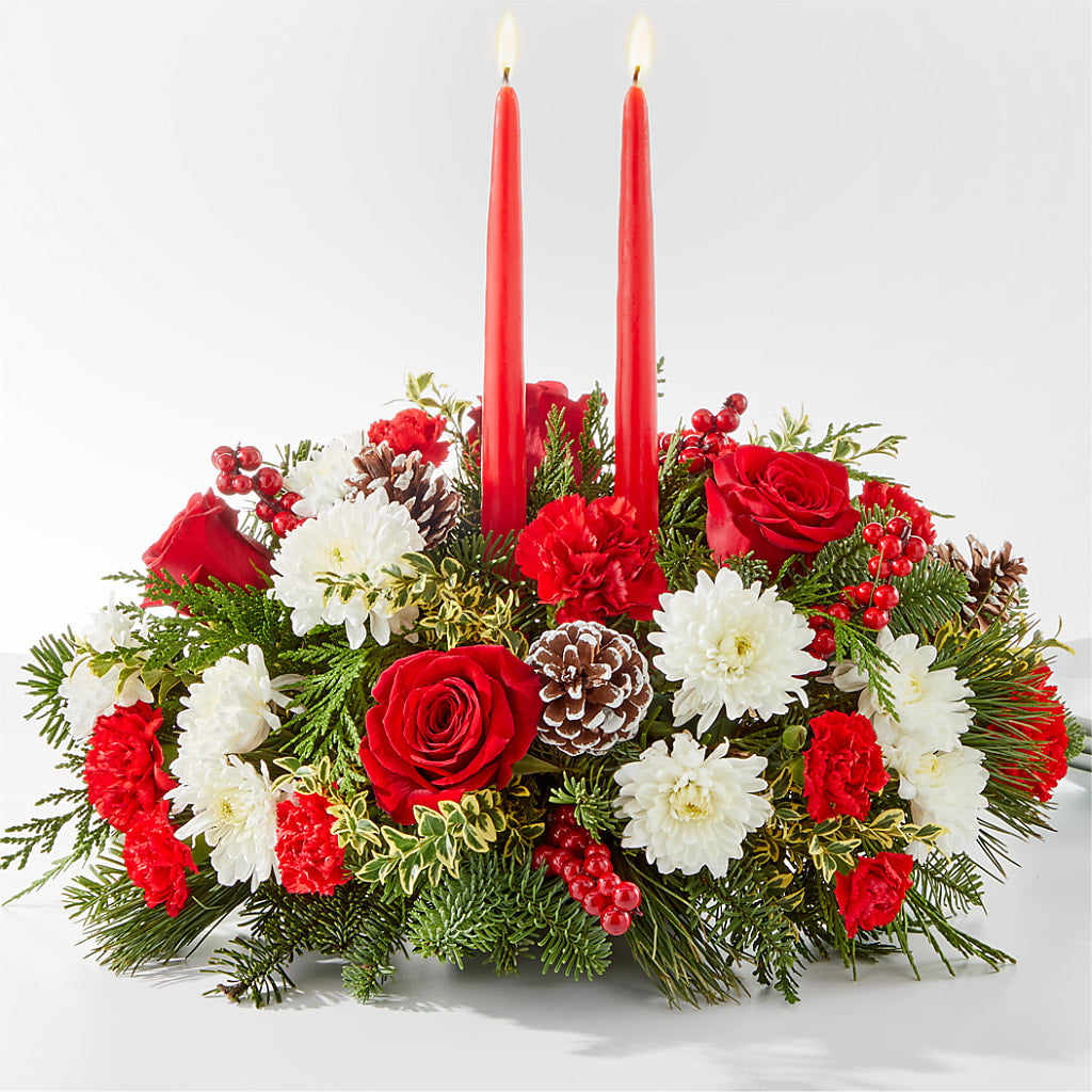 Holiday Soiree Centerpiece – South-east Flowers, Los Angeles CA