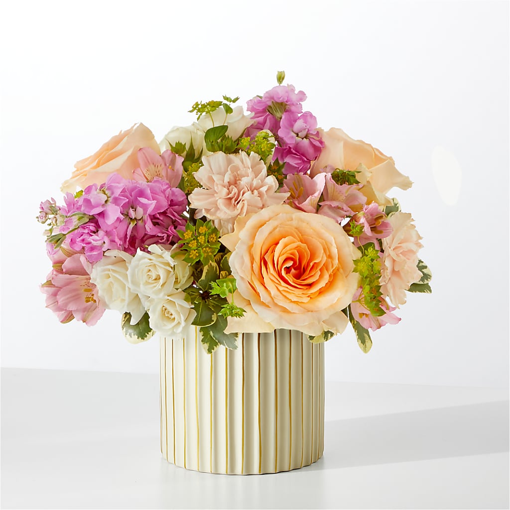 Paradise Bouquet with Ivory Vase – South-east Flowers, Los Angeles CA
