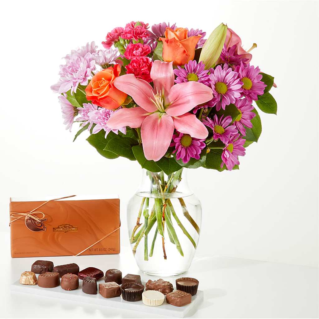 One and Only Bouquet and Chocolate Bundle – South-east Flowers, Los Angeles CA