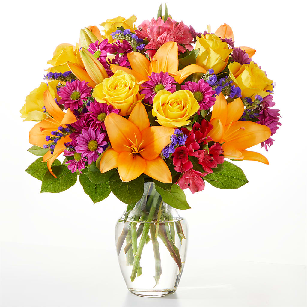 Colorful Visions Bouquet – South-east Flowers, Los Angeles CA