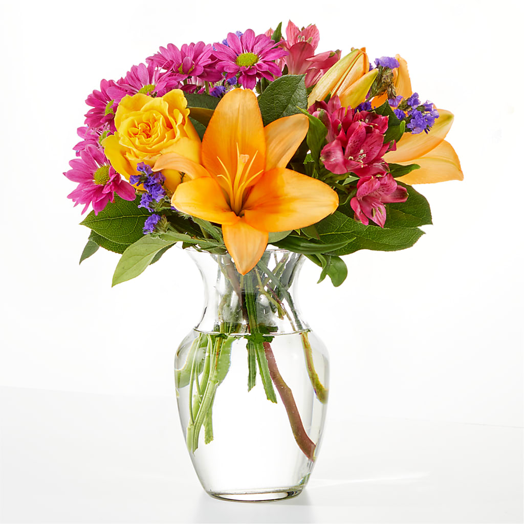 Colorful Visions Bouquet – South-east Flowers, Los Angeles CA