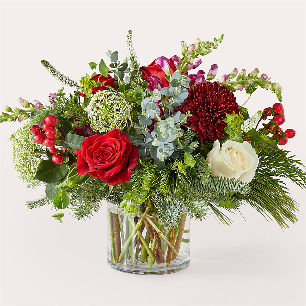Cranberry Fizz Bouquet – South-east Flowers, Los Angeles CA