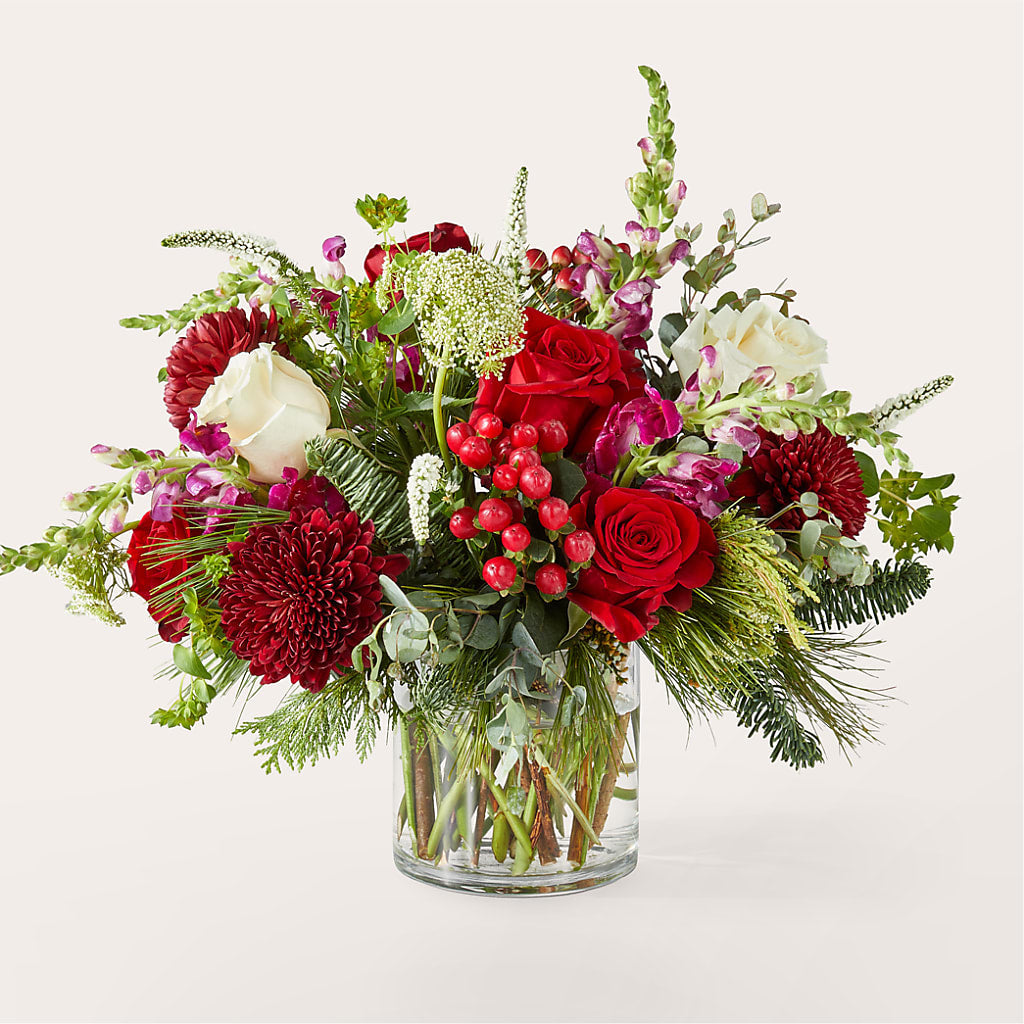 Cranberry Fizz Bouquet – South-east Flowers, Los Angeles CA