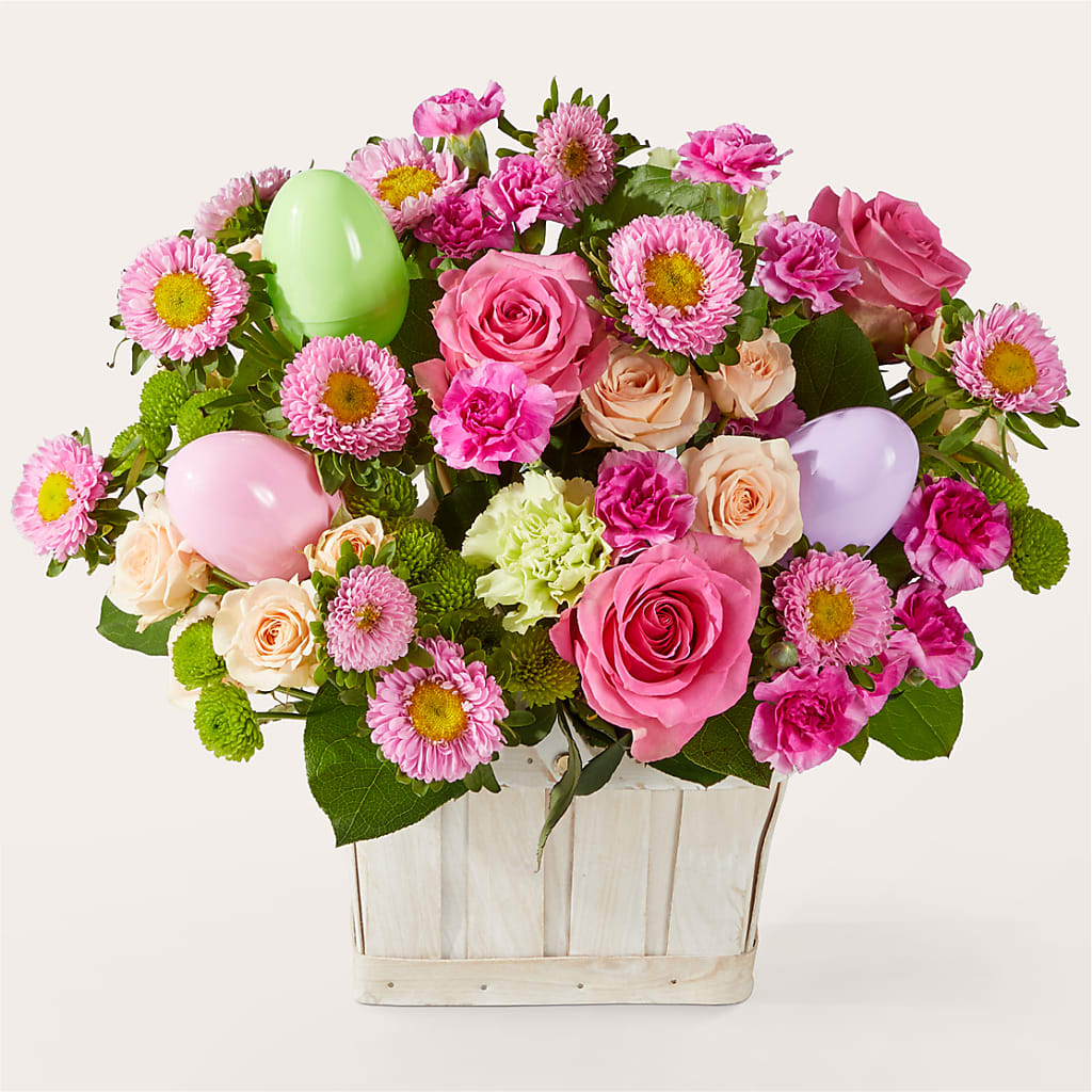 Get Eggcited Basket – South-east Flowers, Los Angeles CA