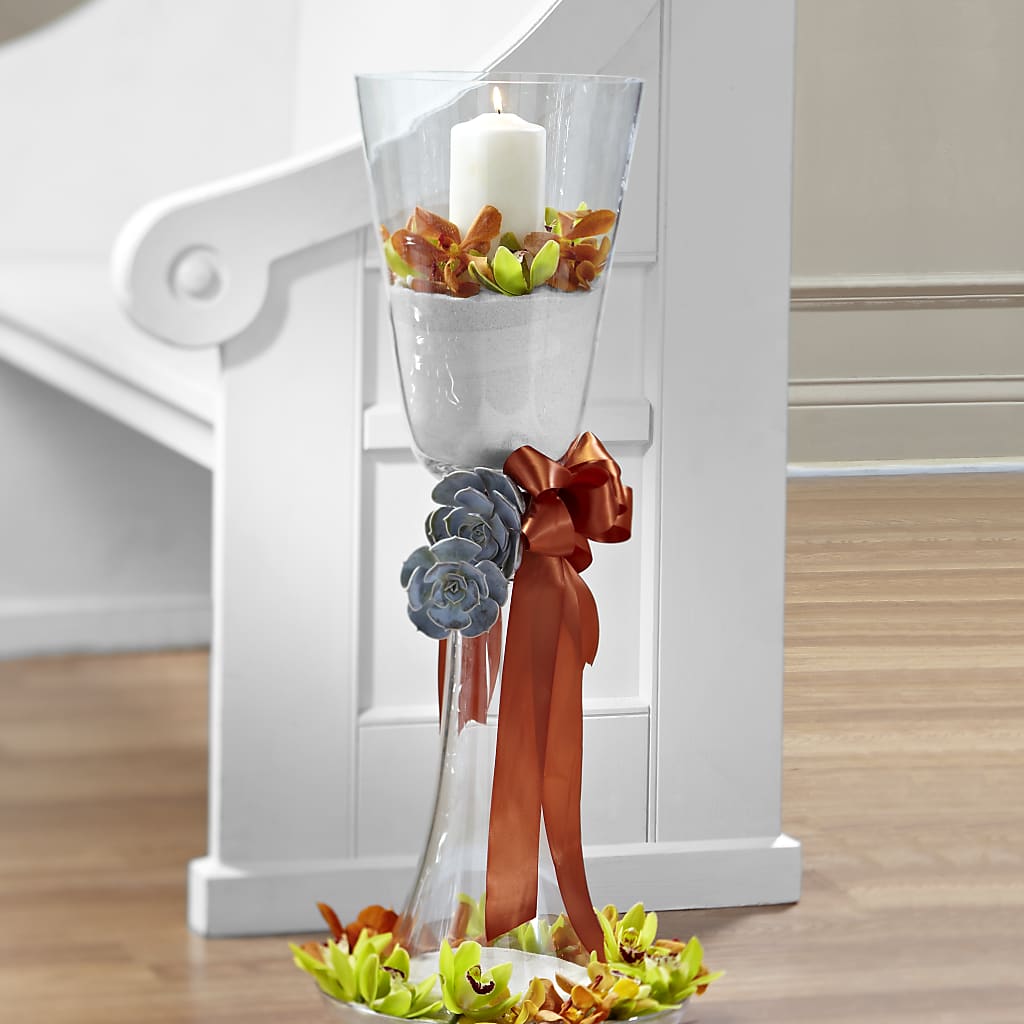 Matrimony Pew Decor – South-east Flowers, Los Angeles CA