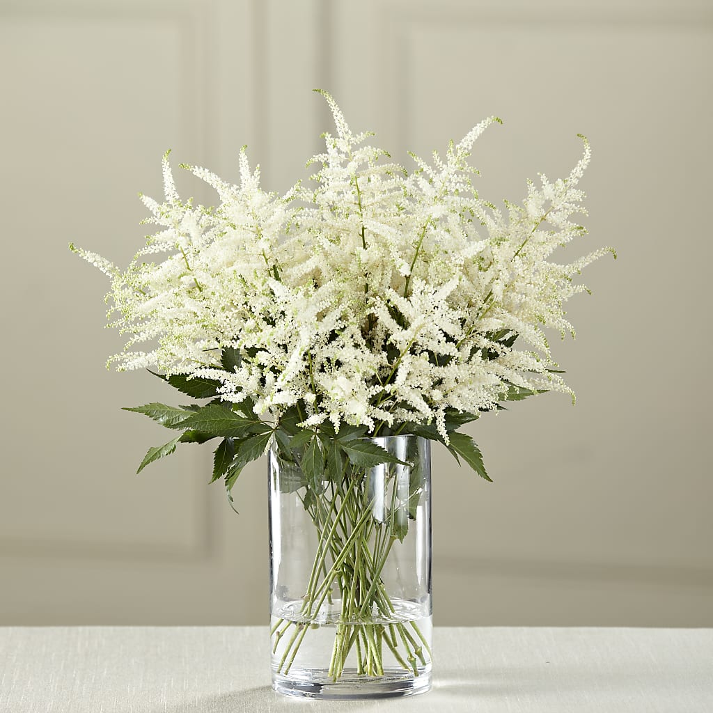 White Astilbe Bouquet – South-east Flowers, Los Angeles CA