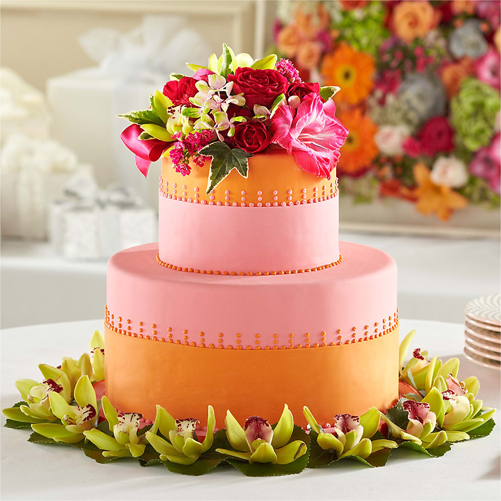 Sweet Citrus Cake Decor – South-east Flowers, Los Angeles CA
