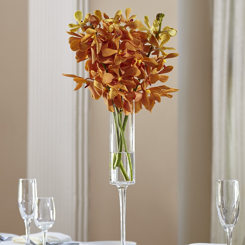 Orange Mokara Bouquet – South-east Flowers, Los Angeles CA