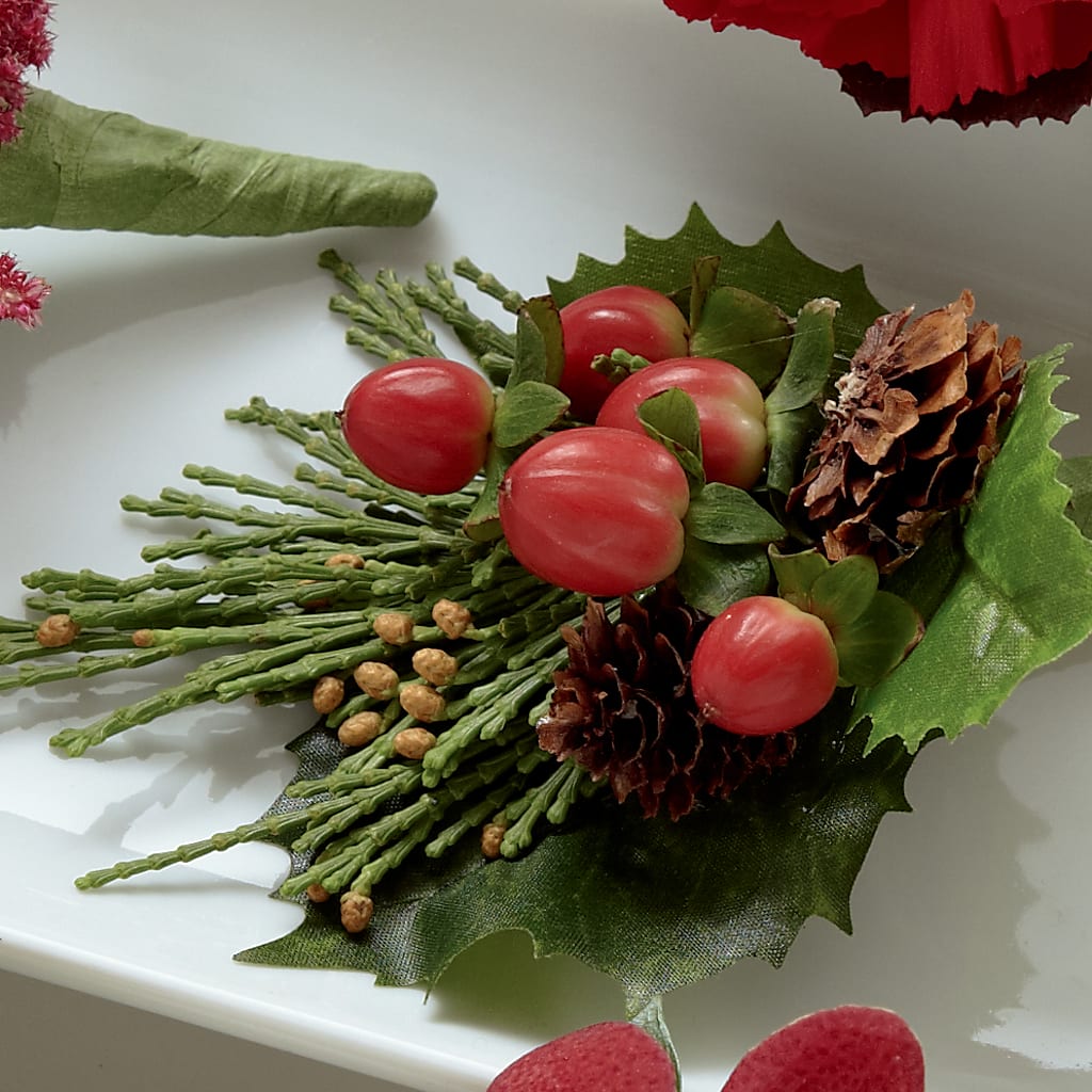Red Berry Boutonniere – South-east Flowers, Los Angeles CA