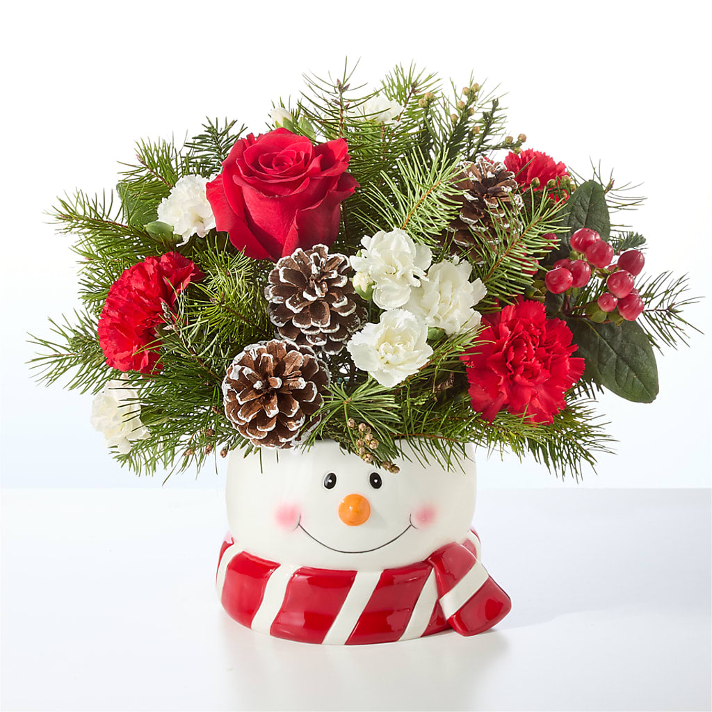 Jolly Snowman Bouquet –  South-east Flowers, Los Angeles CA