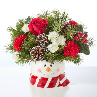 Jolly Snowman Bouquet –  South-east Flowers, Los Angeles CA