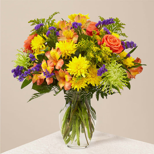 Marmalade Skies Bouquet –  South-east Flowers, Los Angeles CA