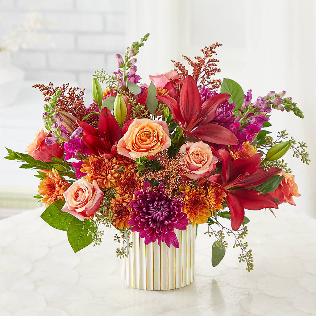 Burgundy Landscape Bouquet –  South-east Flowers, Los Angeles CA