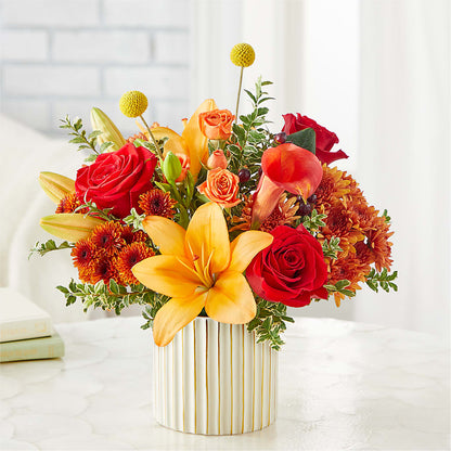 Scarlet Skies Bouquet –  South-east Flowers, Los Angeles CA