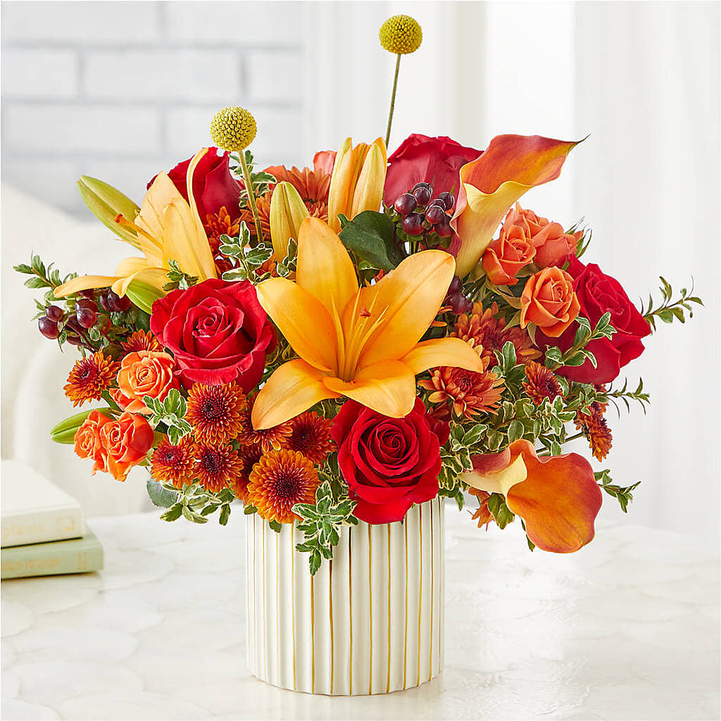 Scarlet Skies Bouquet –  South-east Flowers, Los Angeles CA