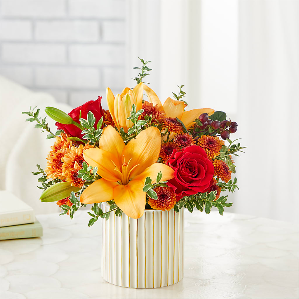 Scarlet Skies Bouquet –  South-east Flowers, Los Angeles CA