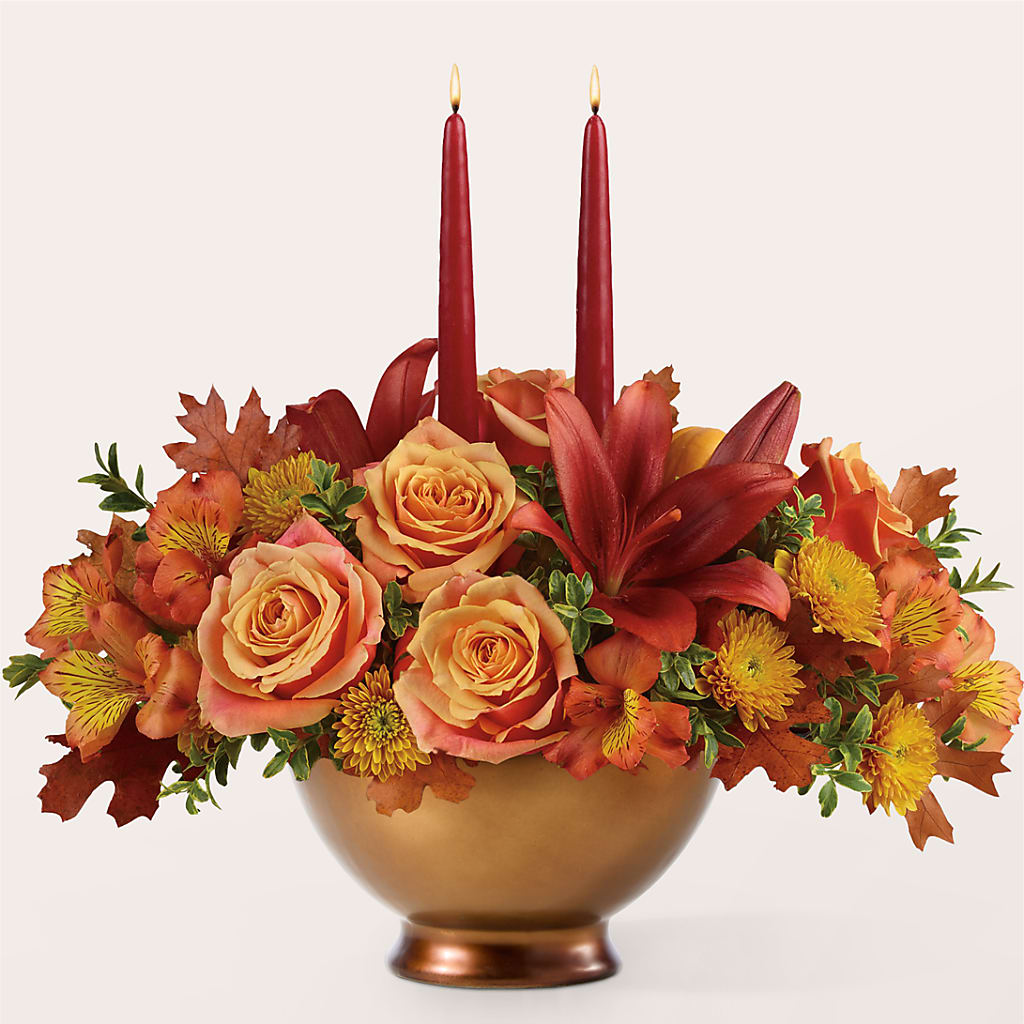 Harvest Table Centerpiece –  South-east Flowers, Los Angeles CA