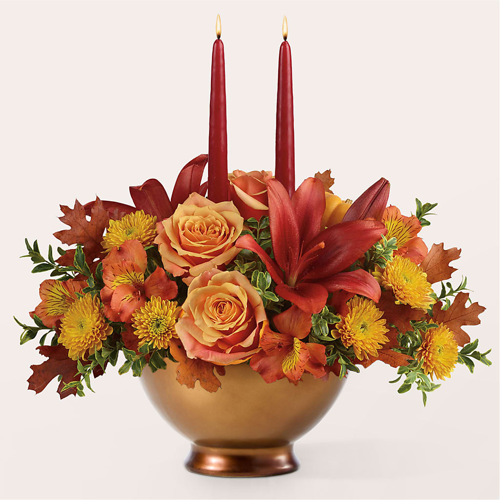 Harvest Table Centerpiece –  South-east Flowers, Los Angeles CA