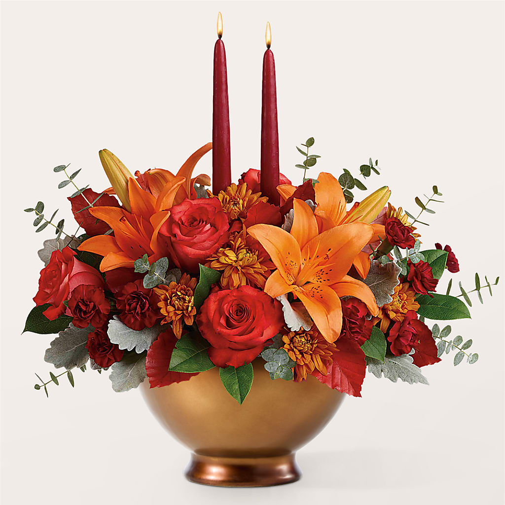 Fruits of Fall Centerpiece –  South-east Flowers, Los Angeles CA