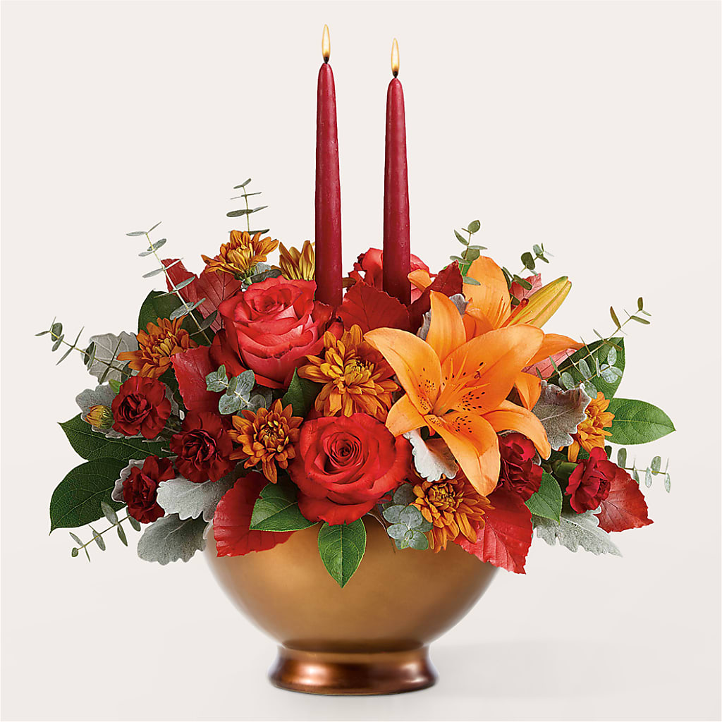 Fruits of Fall Centerpiece –  South-east Flowers, Los Angeles CA