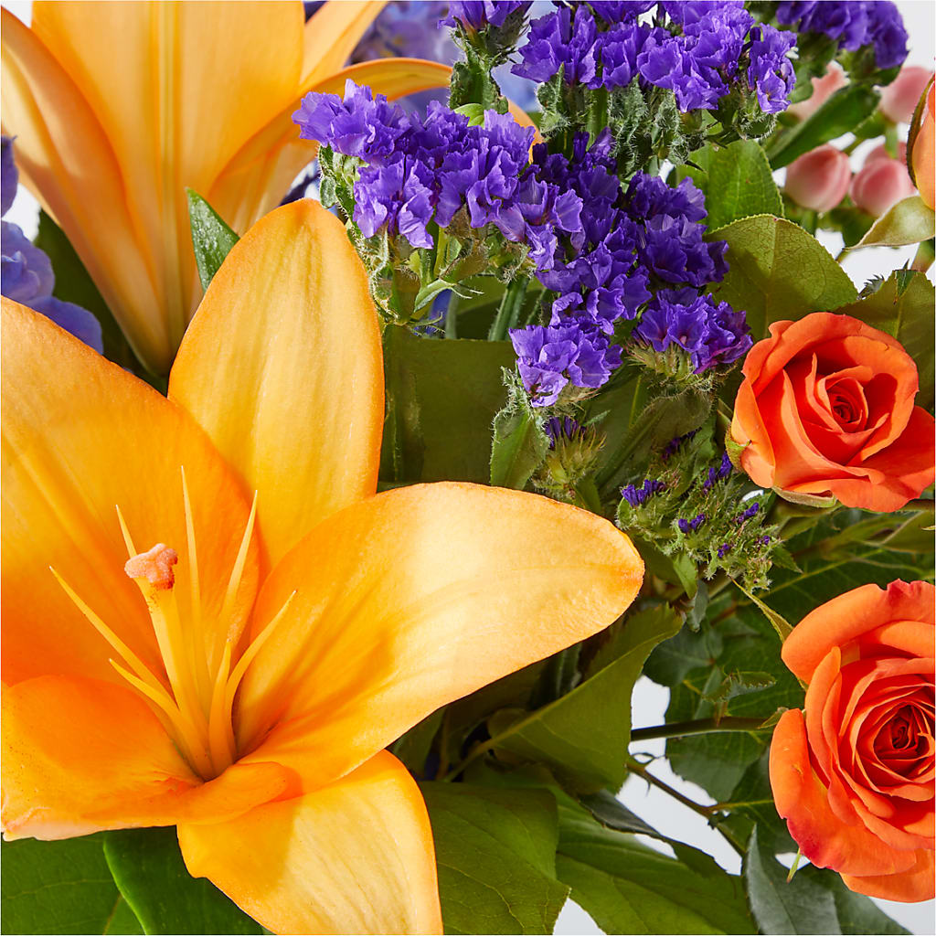 Radiant Citrus Bouquet –  South-east Flowers, Los Angeles CA