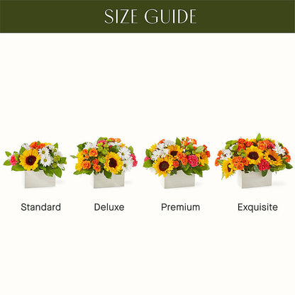 Sun-drenched Blooms Box Bouquet –  South-east Flowers, Los Angeles CA