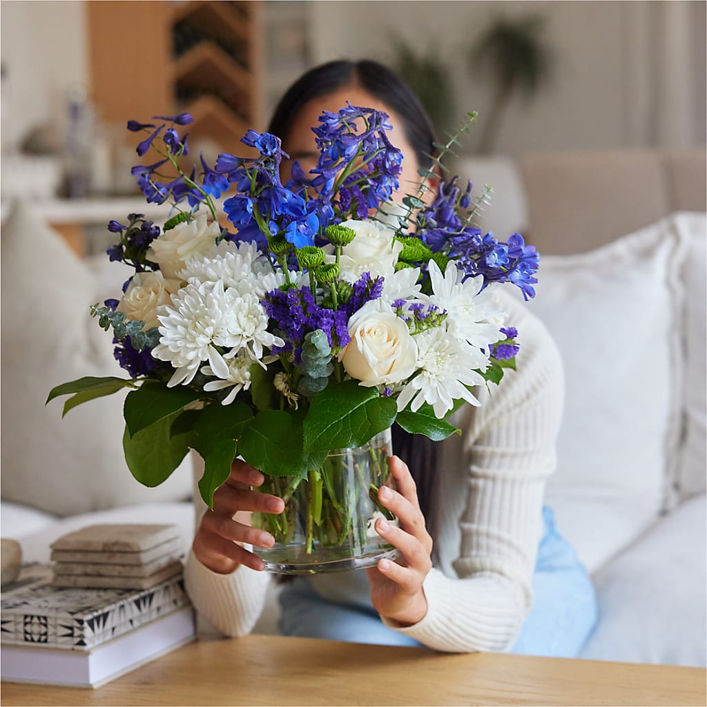 Cerulean Waves Bouquet –  South-east Flowers, Los Angeles CA