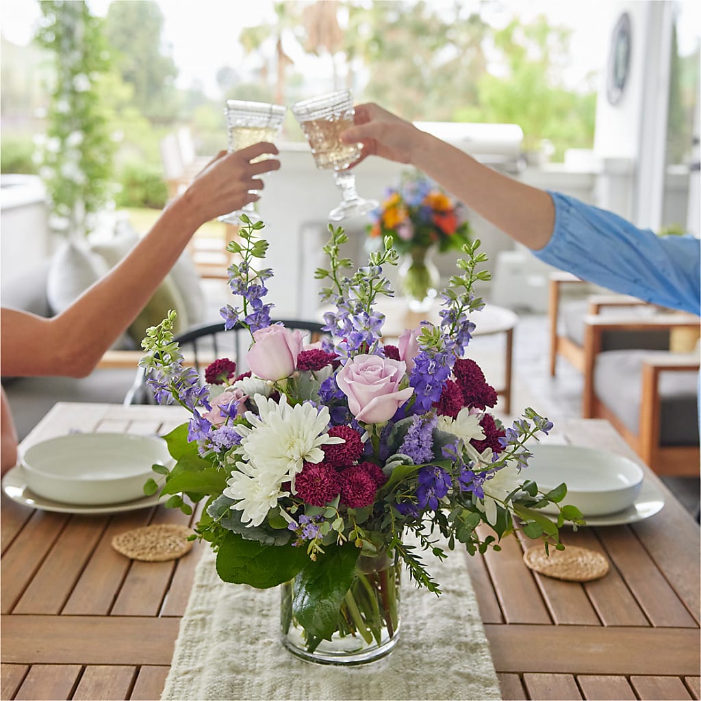 Violet Frost Bouquet –  South-east Flowers, Los Angeles CA