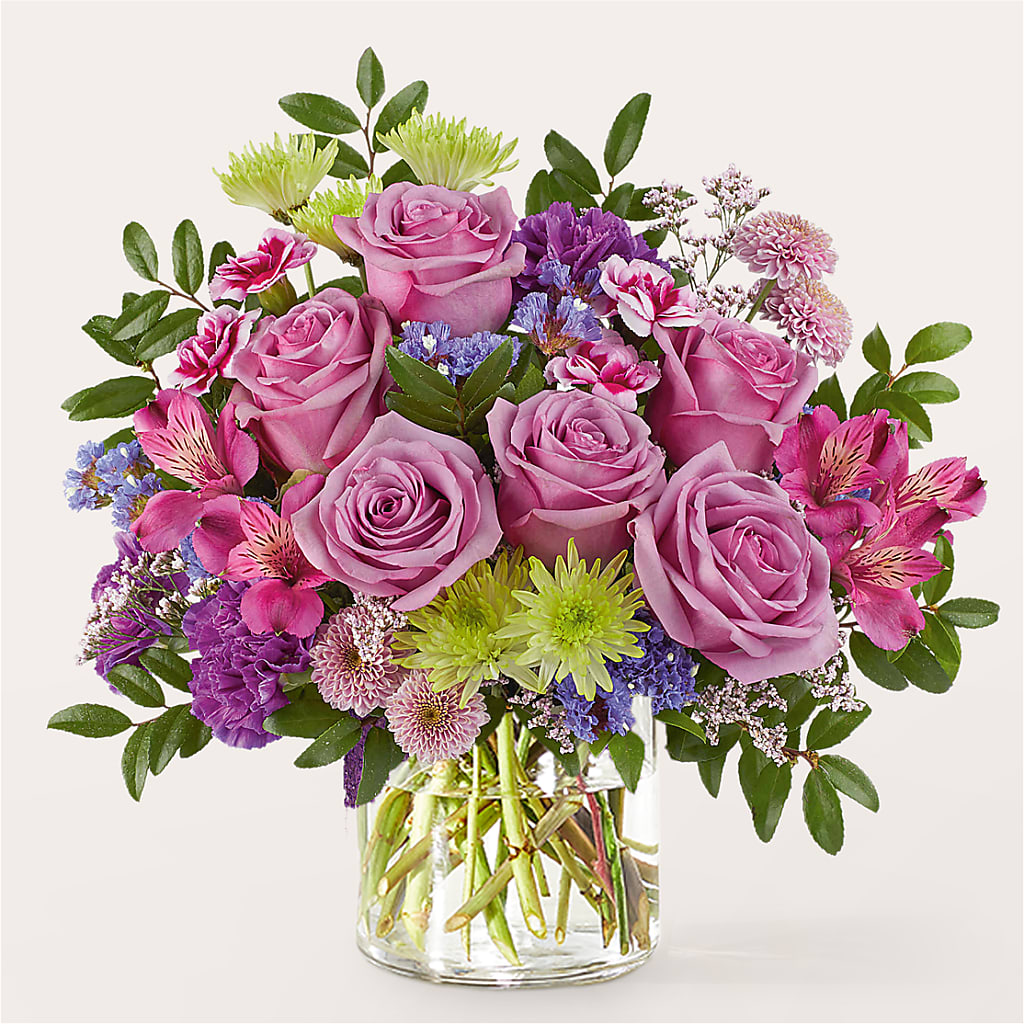 Glass Half Full Bouquet –  South-east Flowers, Los Angeles CA