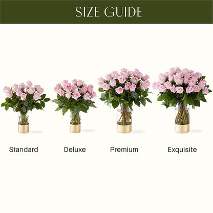 Picture Perfect Pink Rose Bouquet –  South-east Flowers, Los Angeles CA
