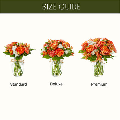 Apricot Glow Bouquet –  South-east Flowers, Los Angeles CA