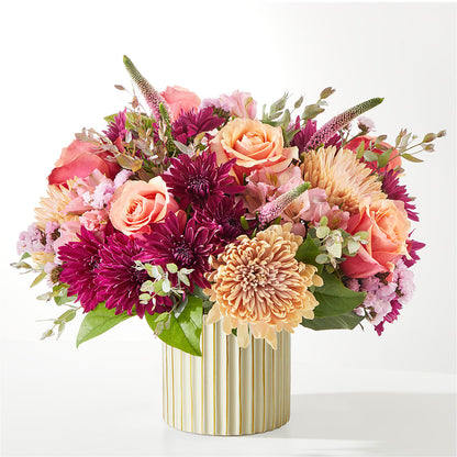 Berry Cobbler Bouquet with Ivory Vase –  South-east Flowers, Los Angeles CA