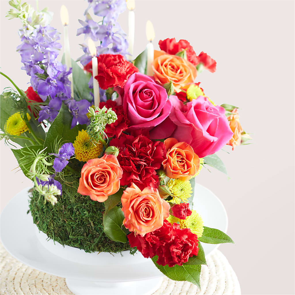 Best Year Yet Floral Cake –  South-east Flowers, Los Angeles CA