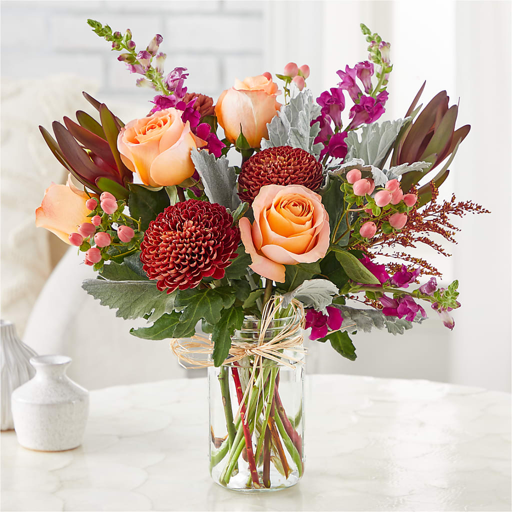 Moody Hues Bouquet –  South-east Flowers, Los Angeles CA