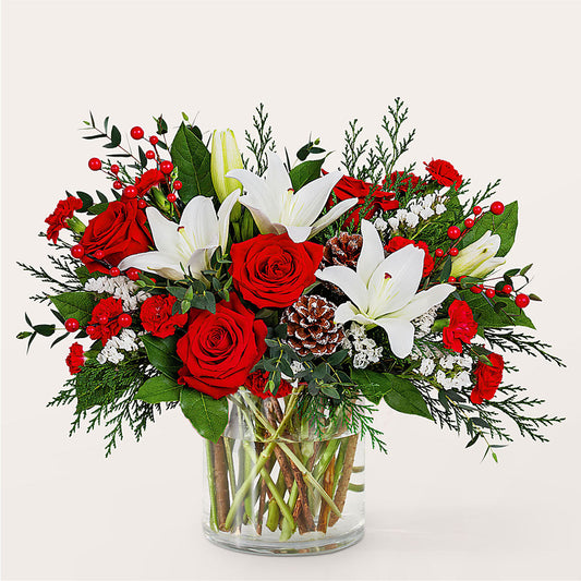 Best in Snow Bouquet –  South-east Flowers, Los Angeles CA