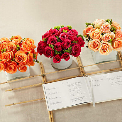 Dawn Rose Centerpiece –  South-east Flowers, Los Angeles CA