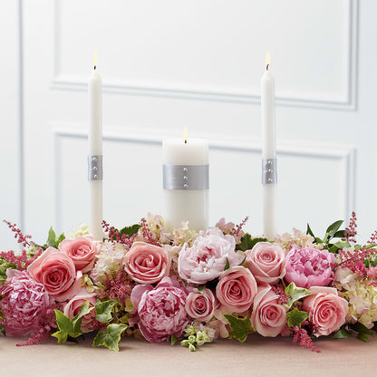 Worldwide Romance Unity Candle Arrangement –  South-east Flowers, Los Angeles CA